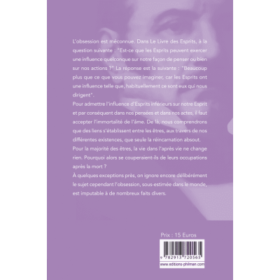 Livre : L'obsession