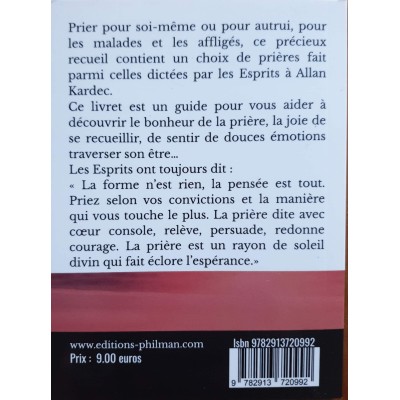 Livre : La Prière (recueil de prières spirites) format sac à main