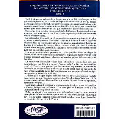 Livre : La Saga de l'ectoplasme Tome 2