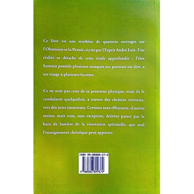 Livre : Les masques de obsession