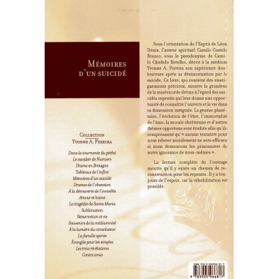 Livre : Mémoires d’un suicidé