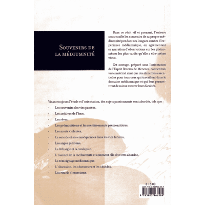 Livre : Souvenirs de la médiumnité