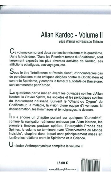Livre : Allan Kardec, l'éducateur et le codificateur tome 2