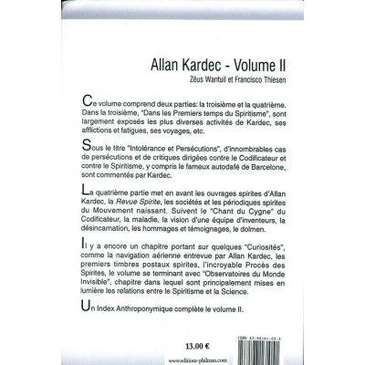 Livre : Allan Kardec, l'éducateur et le codificateur tome 2