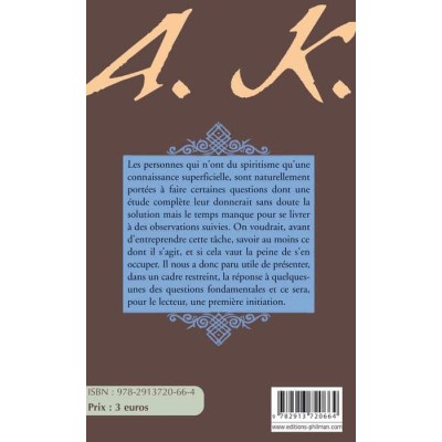 Livre : Le spiritisme à sa plus simple expression
