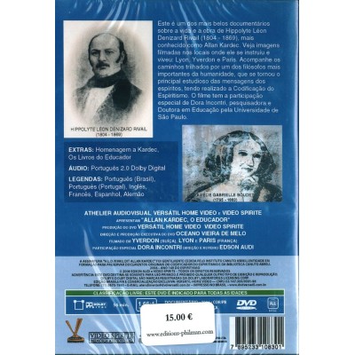Dvd : Allan kardec, l’éducateur
