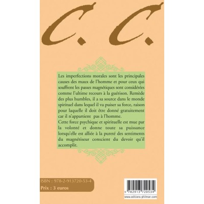 Livre : Étude sur les passes magnétiques