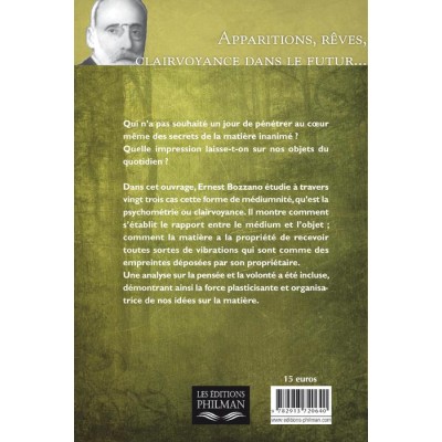 Livre : Les enigmes de la psychométrie et les phénomènes de la télesthésie