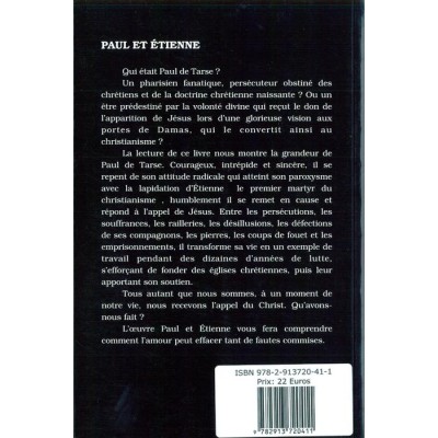 Livre : Paul et Étienne
