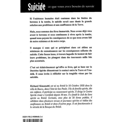 Livre : Le suicide : ce que vous avez besoin de savoir