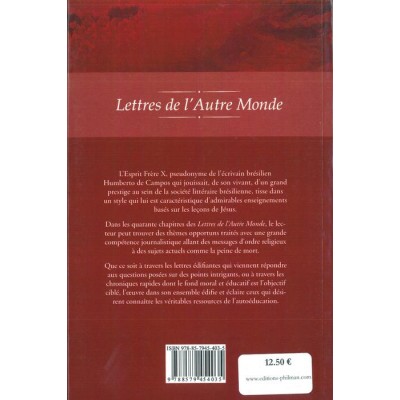 Livre : Lettres de l’autre monde
