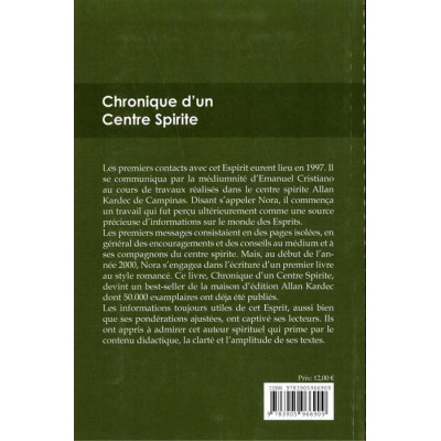 Livre : Chronique d'un centre spirite