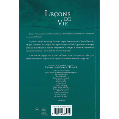 Livre : Leçons de vie