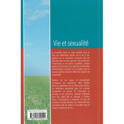 Livre : Vie et sexualité