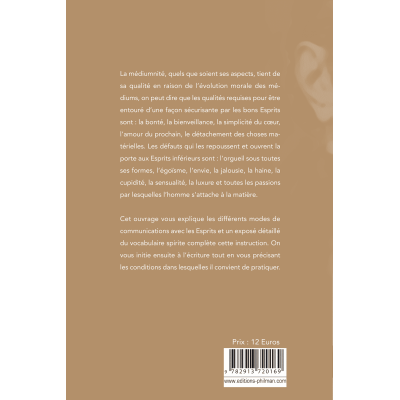 Livre : Instruction pratique sur les manifestations spirites