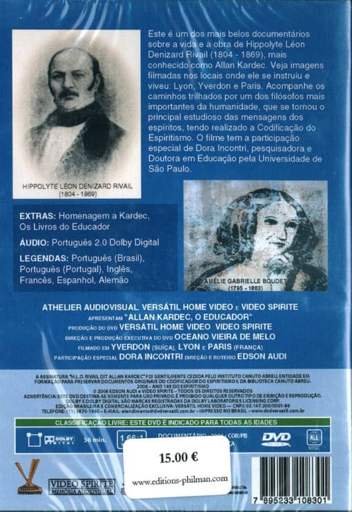 Dvd : Allan kardec, l’éducateur – Image 2