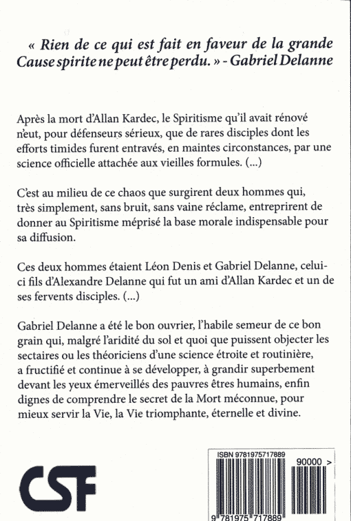 Livre Gabriel Delanne