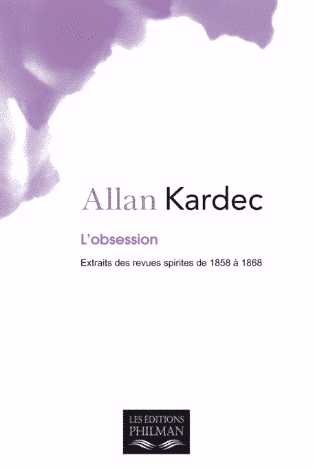 Livre l'obsession de Allan Kardec