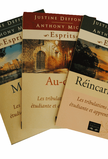 Coffret spirites de livres sur les médiums